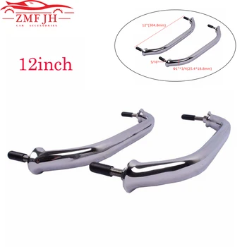 

2pieces 316 Stainless Steel Boat Handrails Boat Polished Marine Grab Handle Handrail for marine yacht accessories 12''
