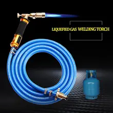 Kit de torche de soudage au gaz liquéfié, avec tuyau, pistolet à souder, équipement de soudage pour la cuisson au Propane, brasage, éclairage chauffant