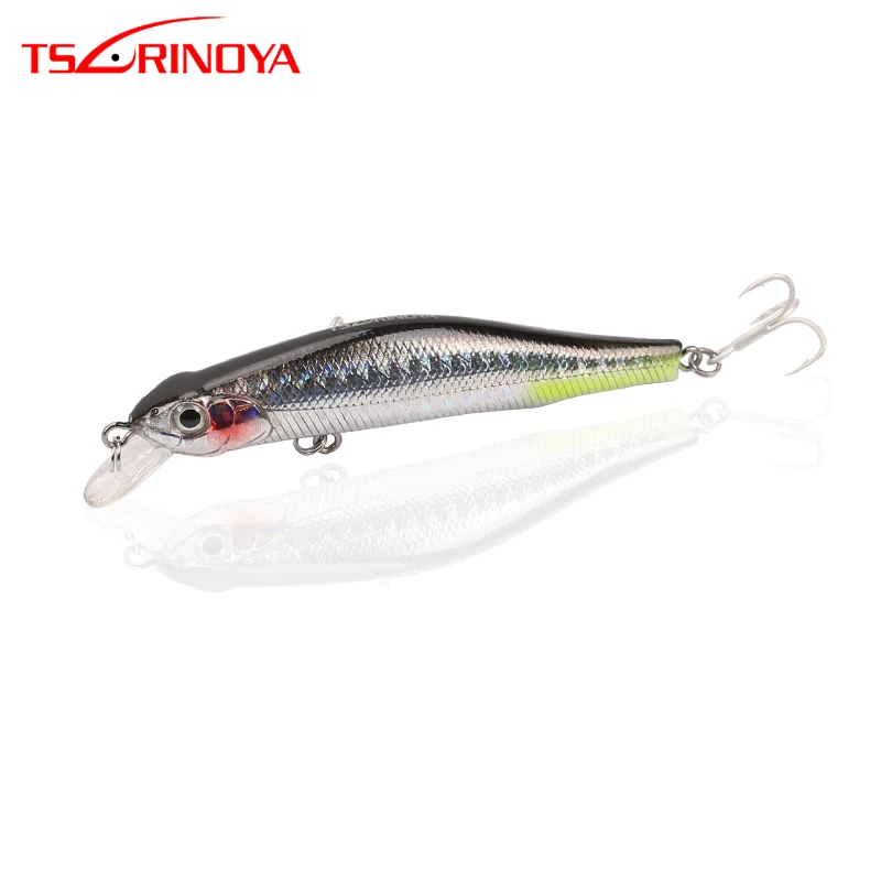 TSURINOYA DW44 8 см г Minnow приманки для рыбалки глубина погружения: 1m твердая приманка
