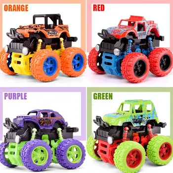 

Off-Road Vehicle 4 Wheels Drive Trucks Toys Rotation Car Gifts for Boys