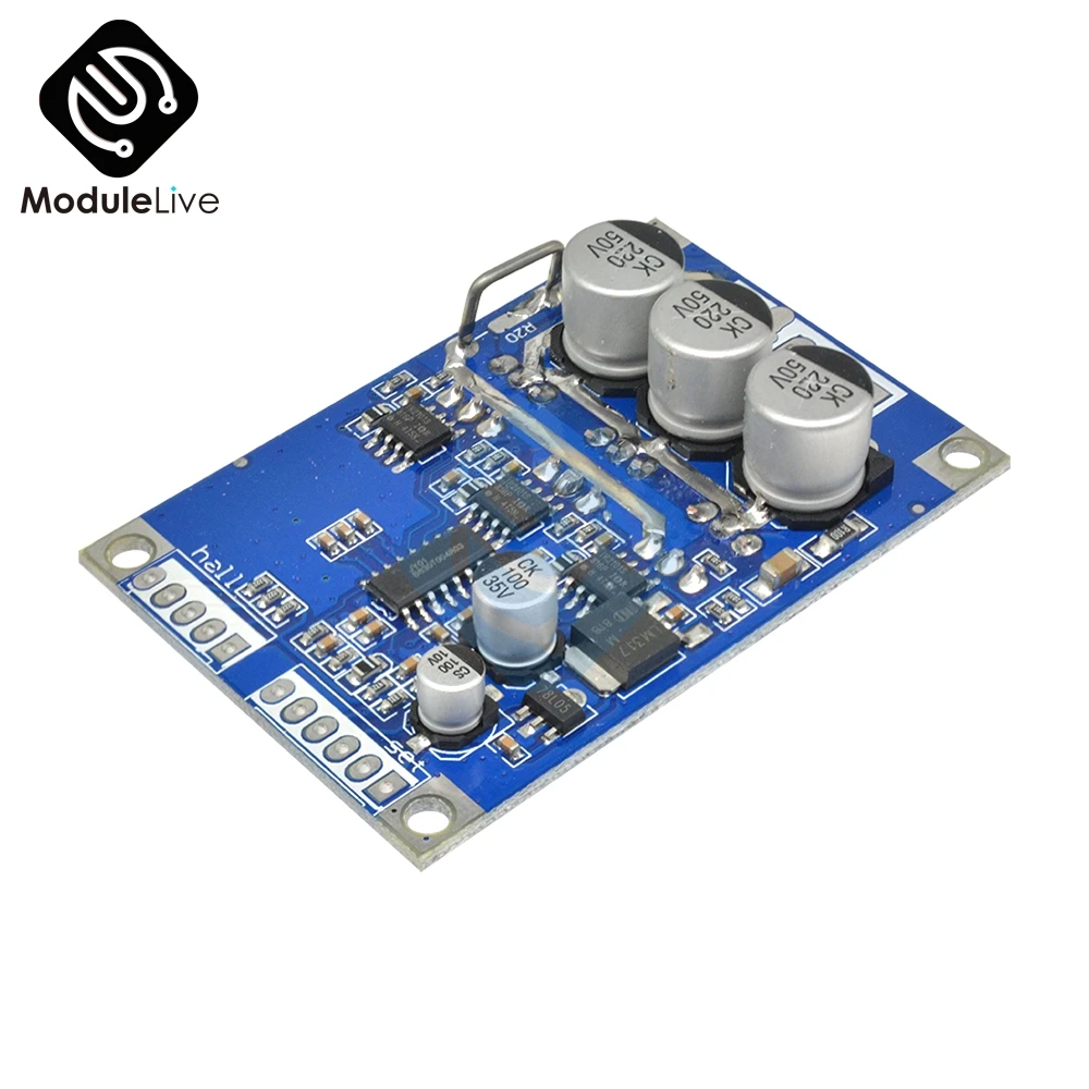 500 Вт AC/DC 12 V-36 V 15A регулятор бесщеточного двигателя с Холла мотор сбалансированный автомобиль драйвер платы инструменты
