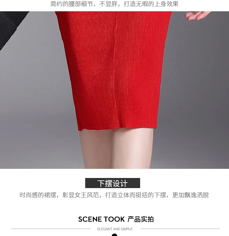 Summer Wear New Style Miyake Still Pleated Bat Sleeve Dress Loose And Plus-sized Pleat Dress 200 Wearable
