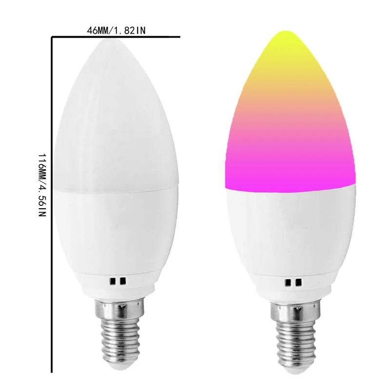 WiFi Smart Light Bulbs RGB LED Lamp Compatible with Alexa Google Amazon Alexa JDH99