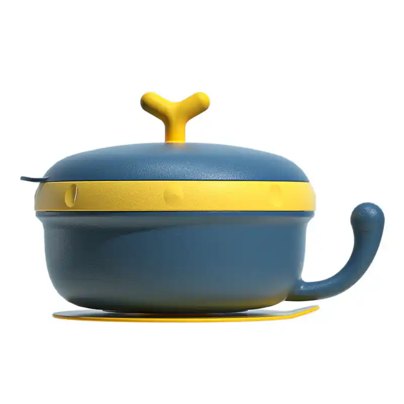 Parabebeベビーフードステンレスボウルシリコーンベビー食器ベビー供給ボウルスーパーかわいい子供吸引カップボウルプレート子供のための 皿 Aliexpress