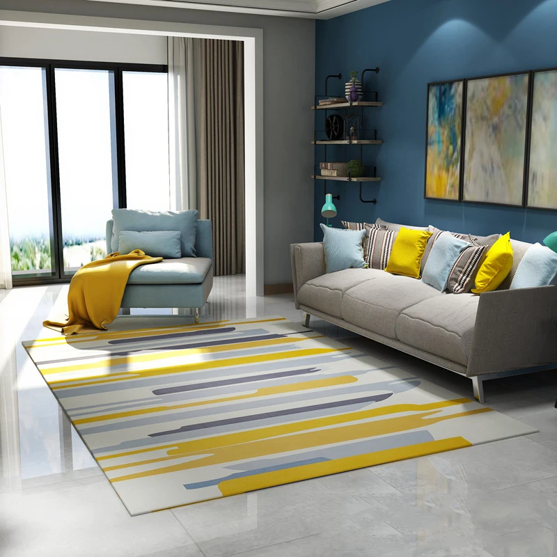 Living Room Carpet Living Room Carpet Custom Coffee Table Bedroom Bedside Fashion Simple Nordic Printed Carpet Study Large Carpe