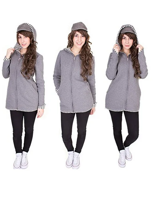  Maternity Winter Jacket Pregnant Women Hoodies Long Sleeve Carrying Newborn Maternity Outfits Casua