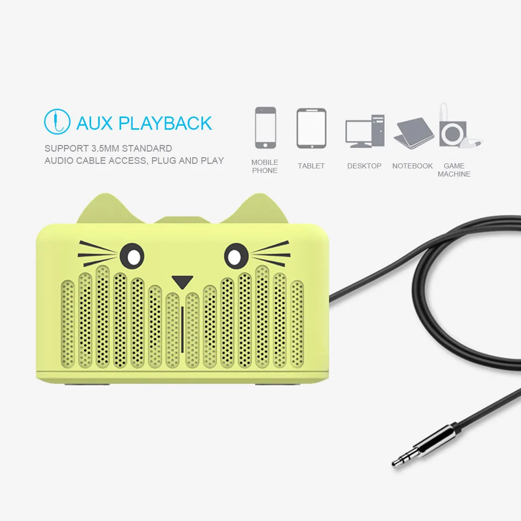 Комбинированный динамик с Bluetooth SG-05B Bluetooth динамик FM Fuctio TF карта и u-диск милый мультфильм с подставкой Настольный динамик