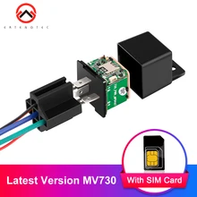 Fahrzeug Tracker Neueste Version MV730 ACC Tow Alarm Relais GPS Tracker Auto Cut Off Öl Auto Arm Geofence 6- 40V Mini GPS Tracking