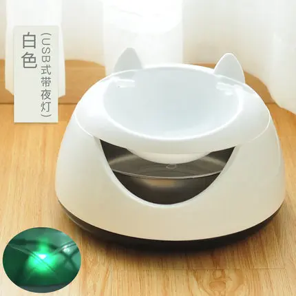 Автоматический светящийся фонтан для домашних животных для кошек фонтан собаки USB Электрический диспенсер для воды питьевой чаши для кошки