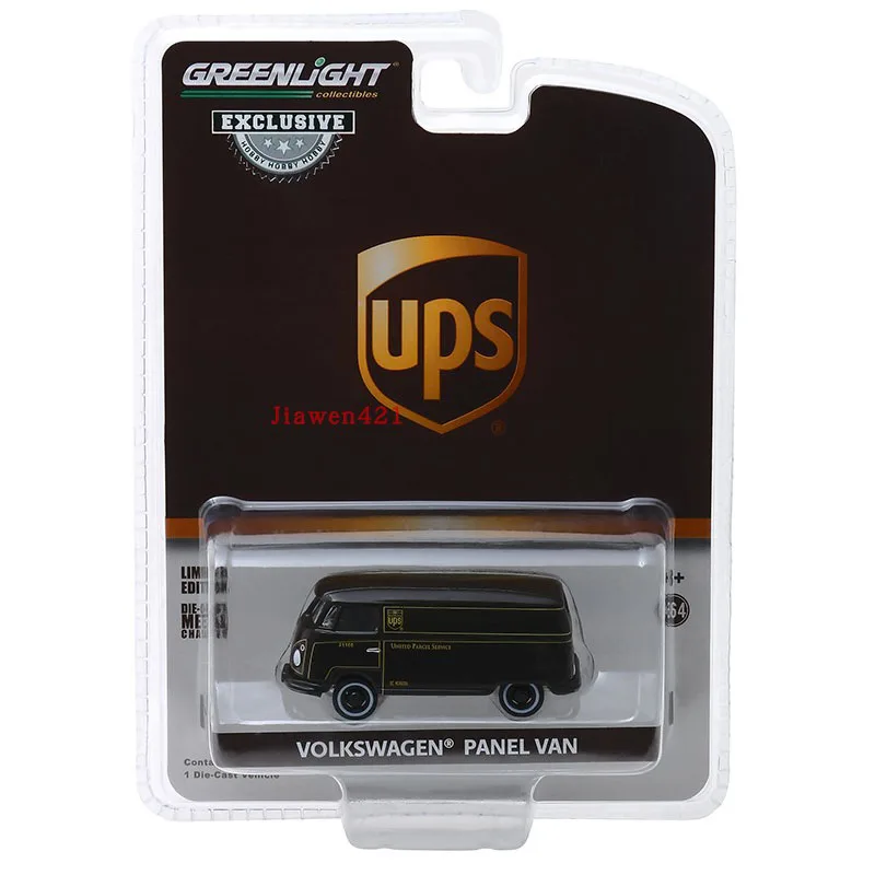 1/64 UPS Тип 2 Панель Модель Ван игрушечные машинки сплав литой коллекцией Классические игрушки автомобиль