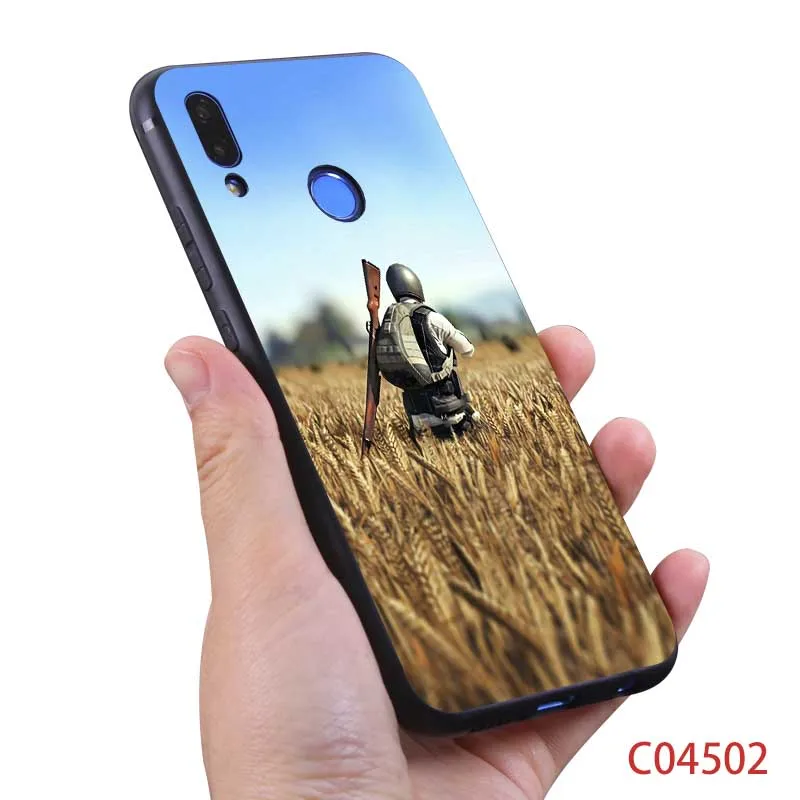 PUBG игры боя крышка для Xiaomi Redmi note 7 k20 pro 7 note 5 6 4x 7a прозрачный однотонный Мягкий силиконовый чехол для телефона - Цвет: C04502