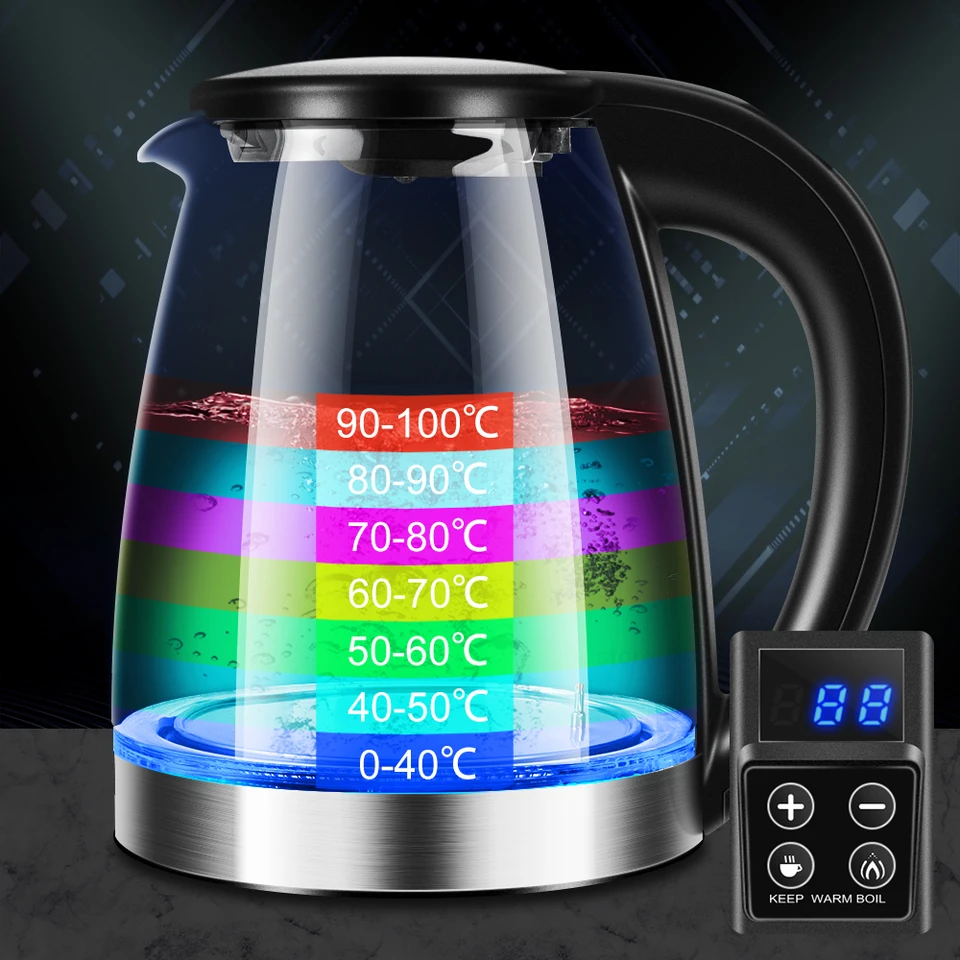 1.7-1.8 L Cordless Electric Kettle Fast Dry Boil Protection Slice Toaster  2200W