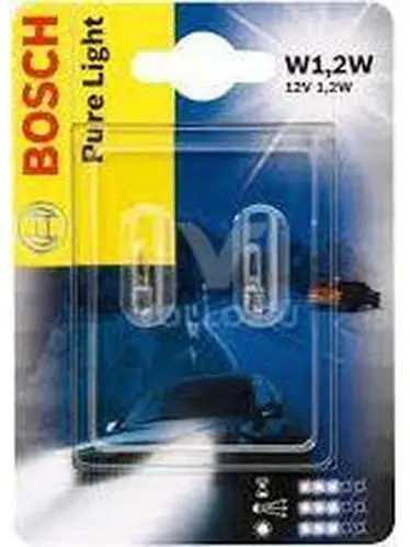 1987301024 bosch лампа w1,2w 12v 1,2w pure light(db