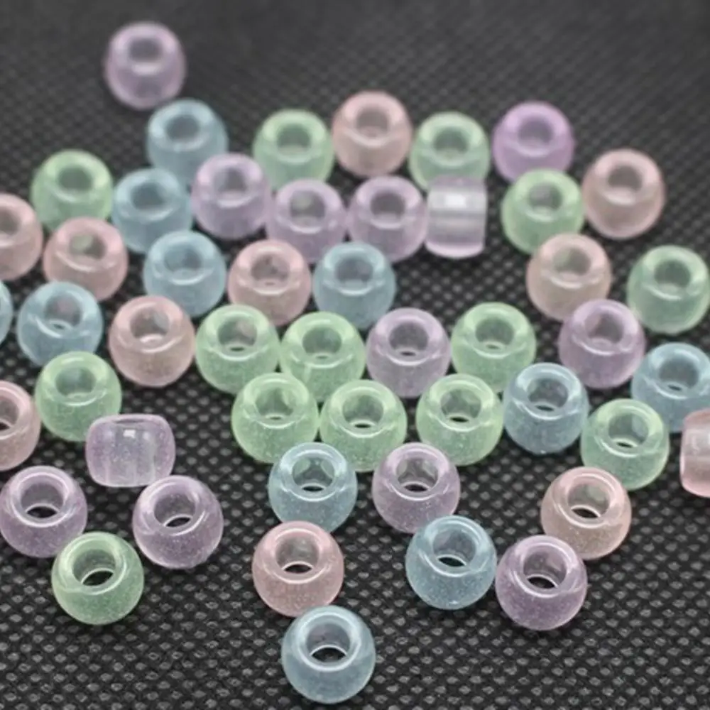 200 УФ разноцветные акриловые бочки 8x6 мм светится в темноте|beads teardrop|beaded kaftanbead |