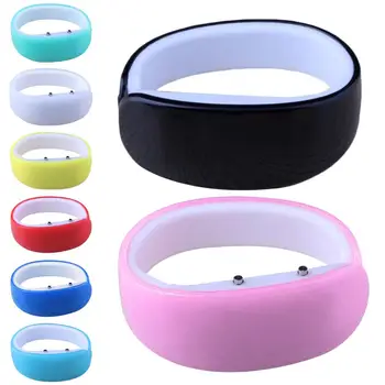 

Couple Watch Dolphin Shape Candy Color Waterproof Electronic Sports LED Bracelet Student kids Gift reloj pareja hombre y mujer