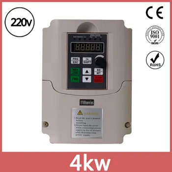 

4kw 220v single phase input 380v 3 phase output AC Frequency Inverter & Converter ac drives /frequency converter
