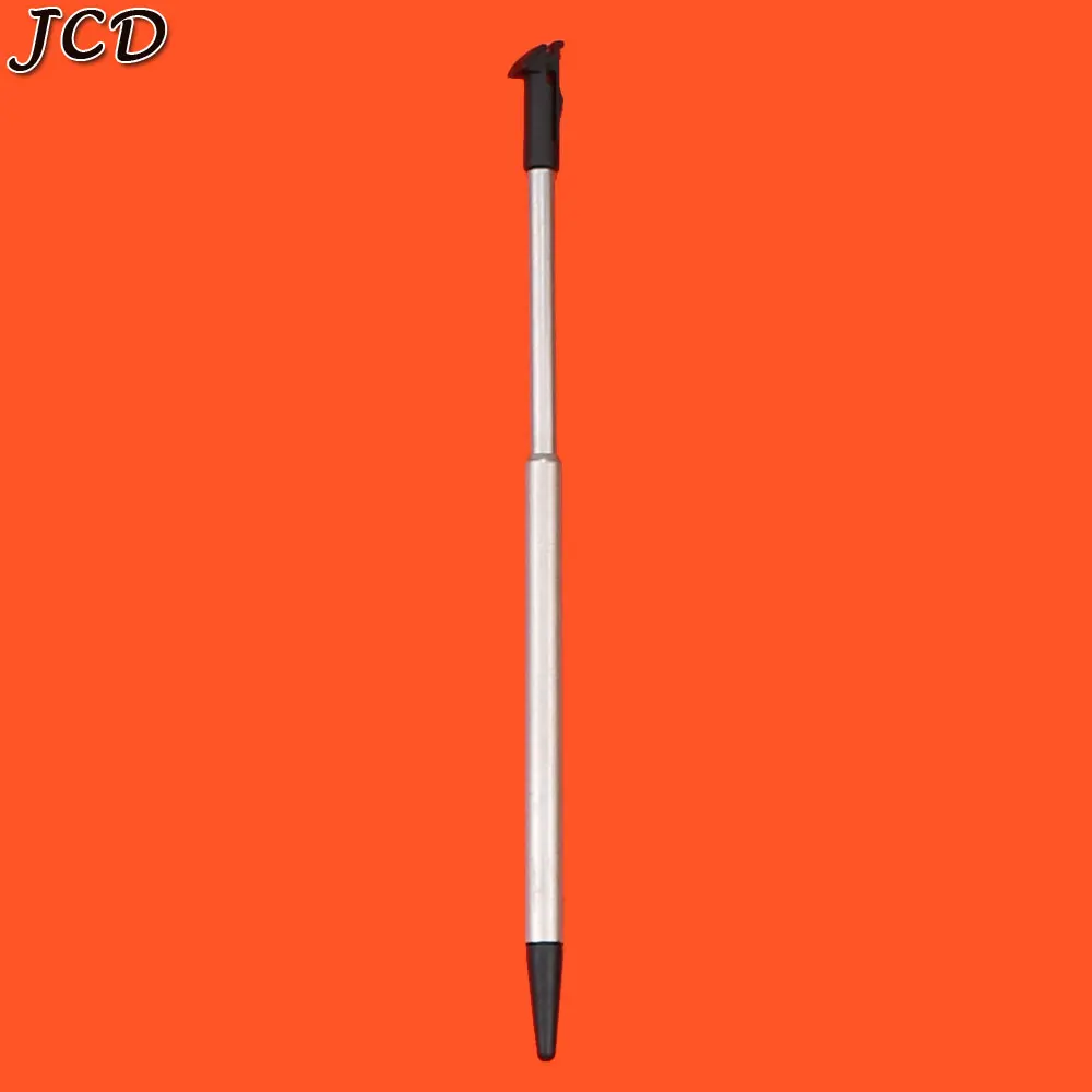JCD для New 3DS пластиковый и металлический стилус для сенсорного экрана, портативная Выдвижная металлическая телескопическая ручка для New nintendo 3DS