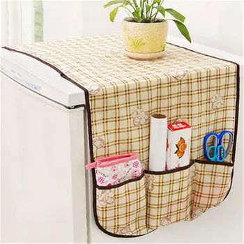 

Non-Woven Fabric Household Waterproof Refrigerator Dust Cover With Storage Bag For Kitchen Refrigerator Dust Cover