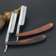 Stainless Steel Shaving Razor Professional Barber Razor Men's Shaver Replaceable Blades Safety Razor Straight Edge Shaving Knife