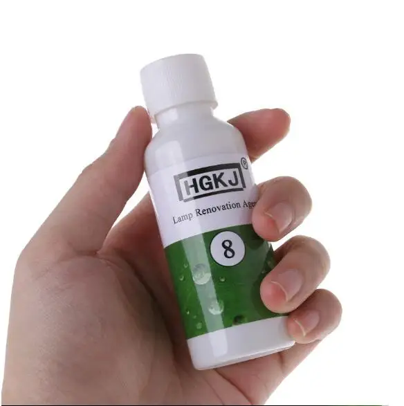 20ml Средство для ремонта фар, 50 мл, автомобильный Стайлинг HGKJ 8, реставрация линз автомобиля, осветляющая фара, ремонт, стирка - Цвет: 20ml