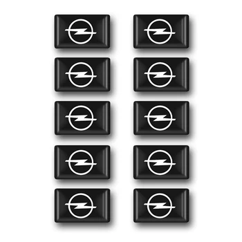 

10pcs/set Car-styling Opel Epoxy small Protective Stickers Steering Wheel Decal Fit for OPEL Corsa Insignia Astra Antara Meriva