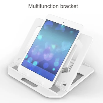 

Height Adjustment Laptop Stand For Macbook Pro Notebook Support 360 Degree Rotating Bottom Computer Stand Riser Cooling Pad