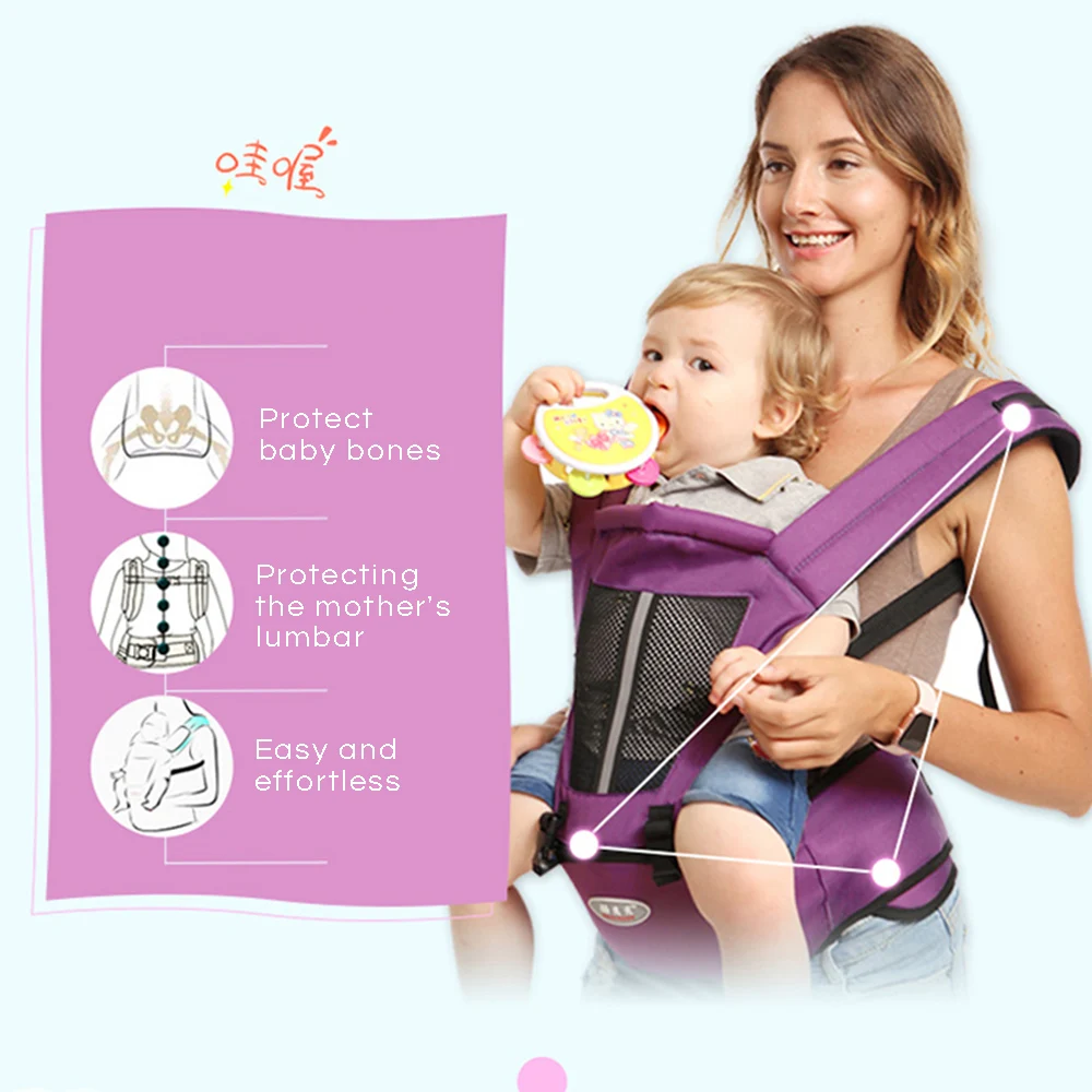 Эргономичный слинг младенческий детский Хипсит несущий корсет передняя сторона Перевозчик дышащий 4 в1 слинг рюкзак для ребенка путешествия 0