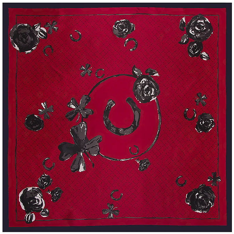 

90CM Rope Chain Fringe Pattern Matagorda Woman Scarf Kerchief Scarfs for Ladies Shawls and Wraps Scarves Tooling Accessories