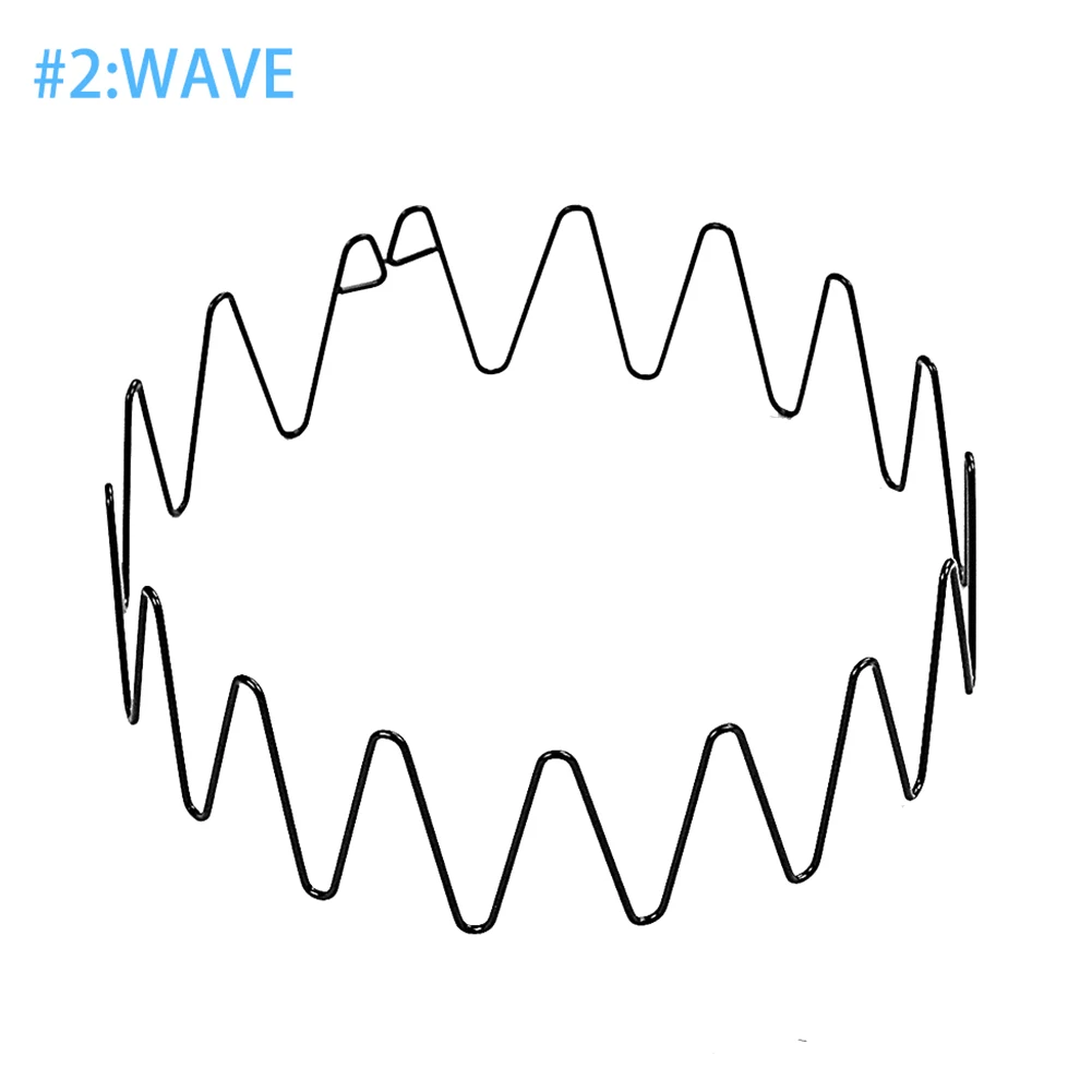 Wave Аксессуары для спорта на открытом воздухе, волнистая портативная проволочная катушка, мужская повязка на голову, легкий Невидимый обруч для волос, косичка, железная эластичная резинка - Цвет: Wave
