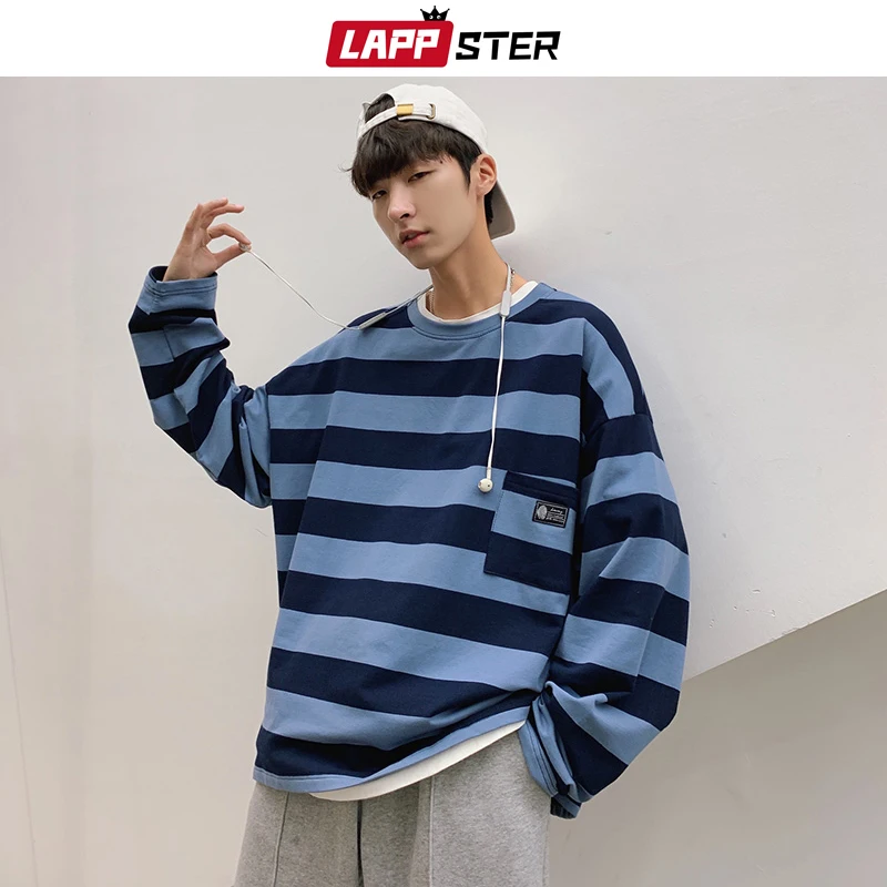 LAPPSTER Men Oversized Striped Hoodies 2020 Autumn Mens Harajuku Korean Fashions Sweatshirts Hoodie Hip Hop Long Sleeve Hoodie LAPPSTER Men Oversized Striped Hoodies 2020 Autumn Mens Harajuku Korean Fashions Sweatshirts Hoodie Hip Hop Long Sleeve Hoodie