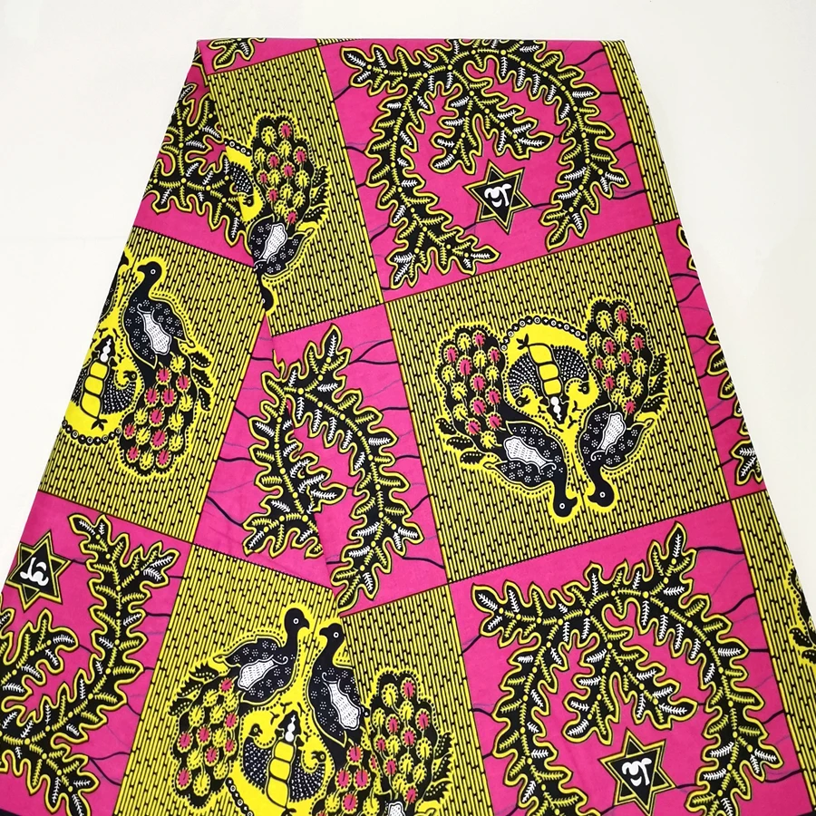 Новая лучшая африканская вощеная ткань принты 100% хлопок бинта батик 6 ярдов