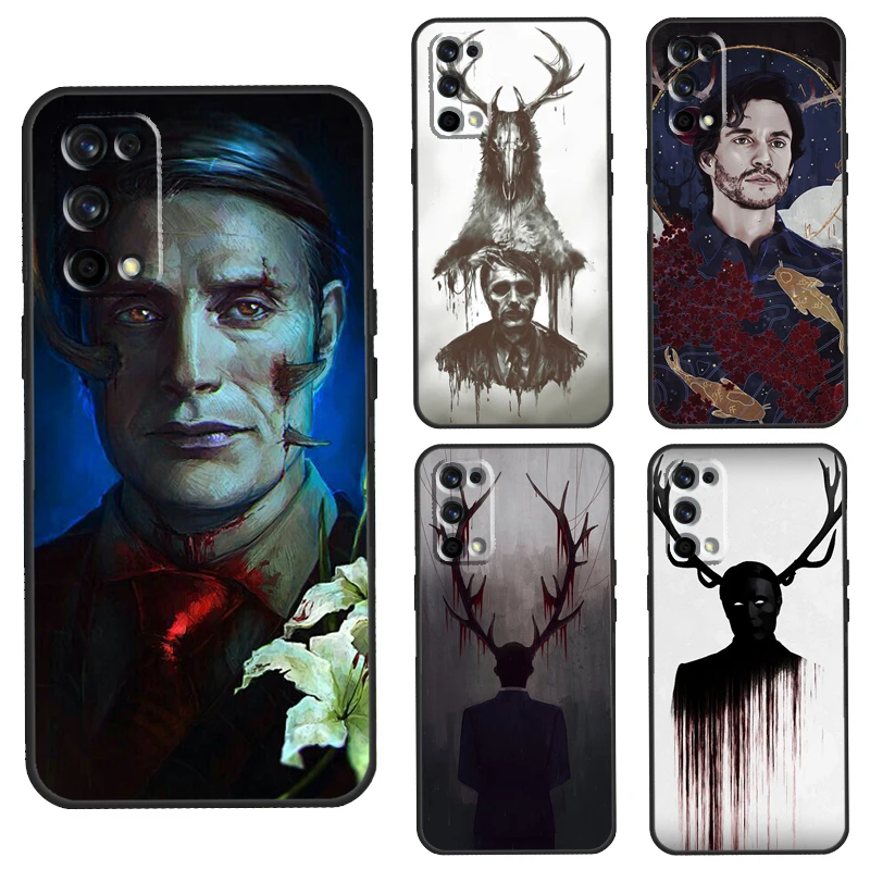 Hannibal TV Series Case For Realme C3 C11 C15 GT Neo Q3 6 7 8 Pro Cover OnePlus 8T Nord 9 Shell | Мобильные телефоны и