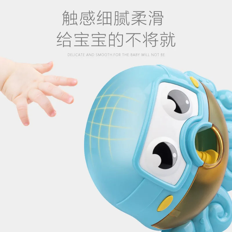 Douyin Toy Crab Spit Bubble Machine Bathroom Baby Bath Octopus Spit Bubble Octopus Electric Toys