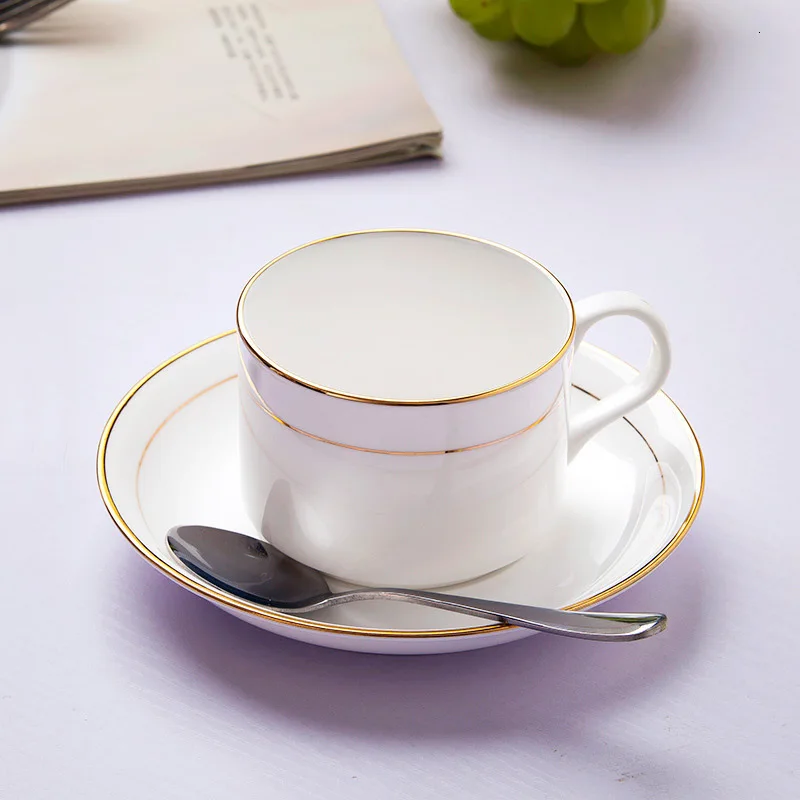 Jindezhen кофейная чашка костюм из стеклокерамики костяной фарфор Пномпень Лилия белая европейская чашка оригинальность отправка совок