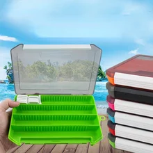 

Lure Storage Box Six-color Multi-function Single-layer Insertable Fishing Lure/lead Sinker/stop Bead/connector Storage Box