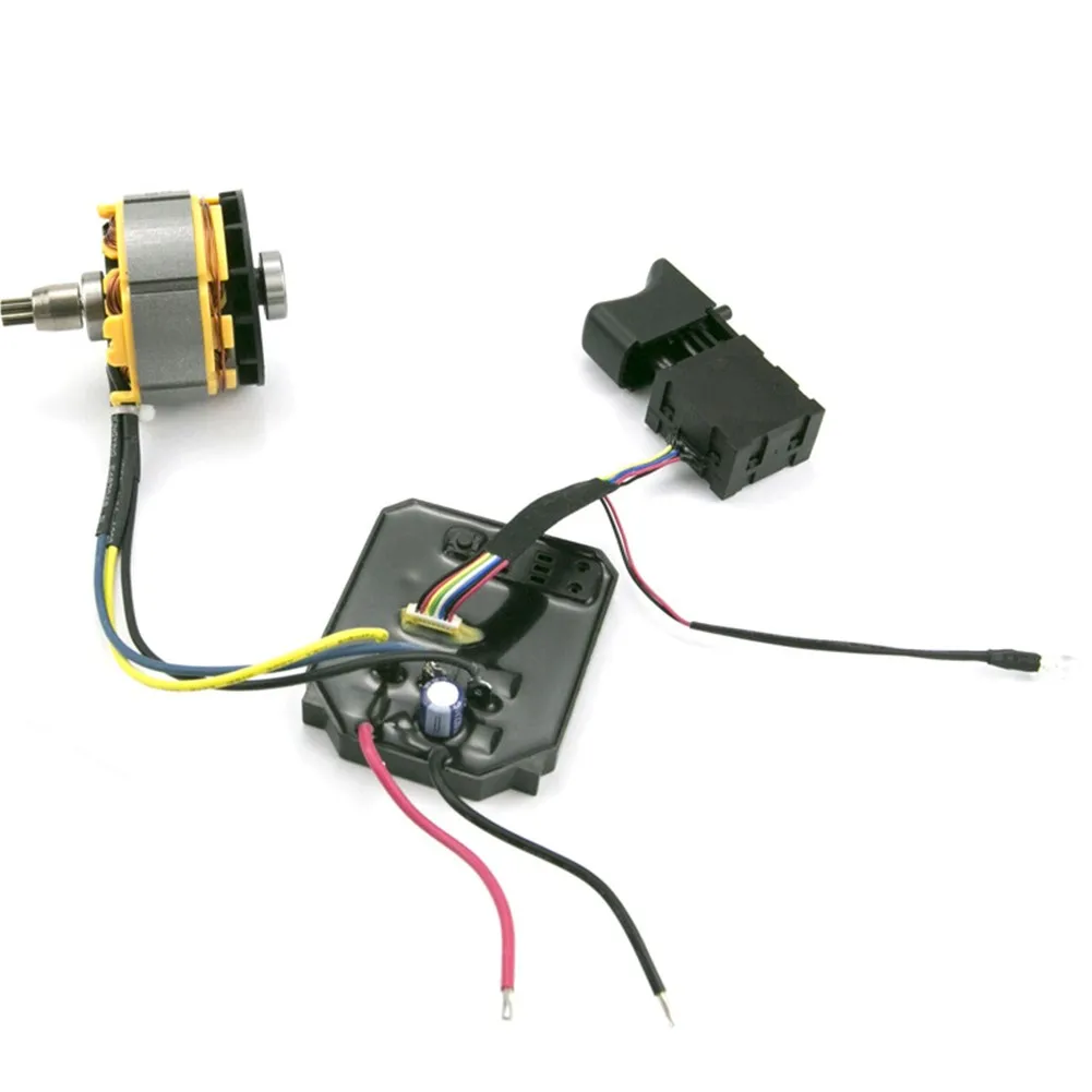 4pc/set For Dayi 2106 161 169 Brushless Electric Wrench Control Board Switch Motor Gear Angle Grinder Polishing Power Tools Part