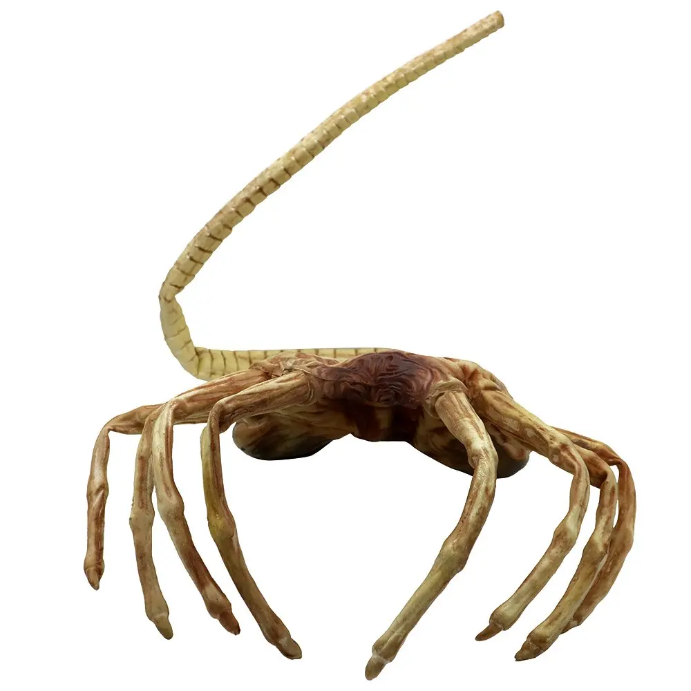 Máscara de Alien Facehugger, disfraz de Xenomorph Hugger, accesorio de Halloween, garras de látex aterradoras, insectos - 2