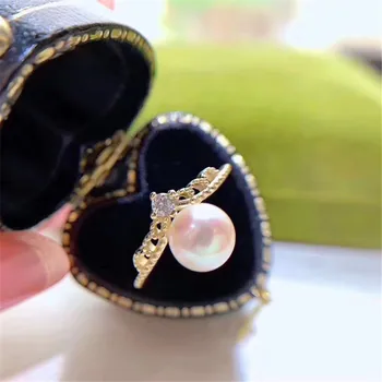 

Hot Sale Pearl Ring Mountings Findings Adjustable Ring Jewelry Setting Parts Fittings Charm Accessories Silver Jewelry Making