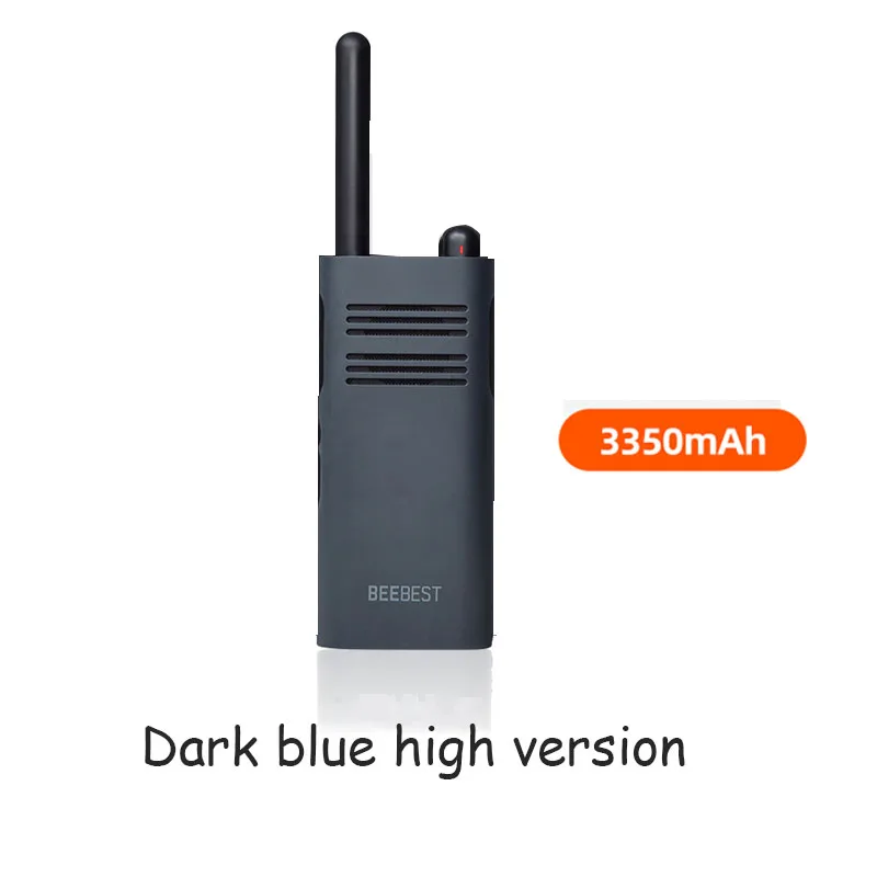1pcs High version Xiaomi Beebest Smart Walkie talkie 1-5 км вызов 16 каналов анти-помех длительный режим ожидания ручной смартфон - Цвет: 1pcs High version