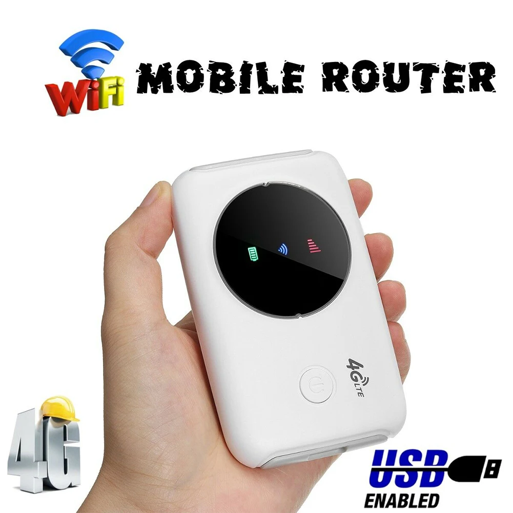 

MIFI 4G LTE Broadband Wireless Mobile Wifi Accessories Unlock Travel Hotspot Universal Car LCD Display Mini Router Fast Portable