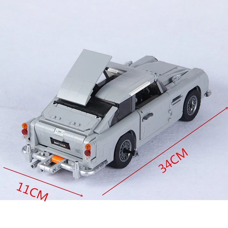Lepinblocks игрушки Король кирпичи 21046 автомобиль Джеймс Бонд строительные блоки Aston Martin DB5 автомобили совместимы с 10262 архитектура - Цвет: 21046