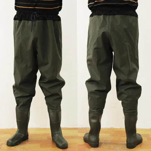 

Gauze Waist-Water Pants Fishing Shoe Fishing Pants Waterproof Raincoat Fork Pants Dig Lotus Shoes Anti-slip Vehicle Cleaning Sho