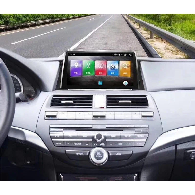 2.5D 1920X1080 9,66 дюймов Android 8,1 Gps навигация Мультимедиа Радио Android для 2008-2012 Honda Accord 8