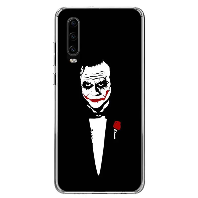 Джокер темный черный рыцарь чехол для телефона для huawei P30 P20 mate 30 20 10 Pro P10 Lite P Smart Z+ Coque Shell Capa