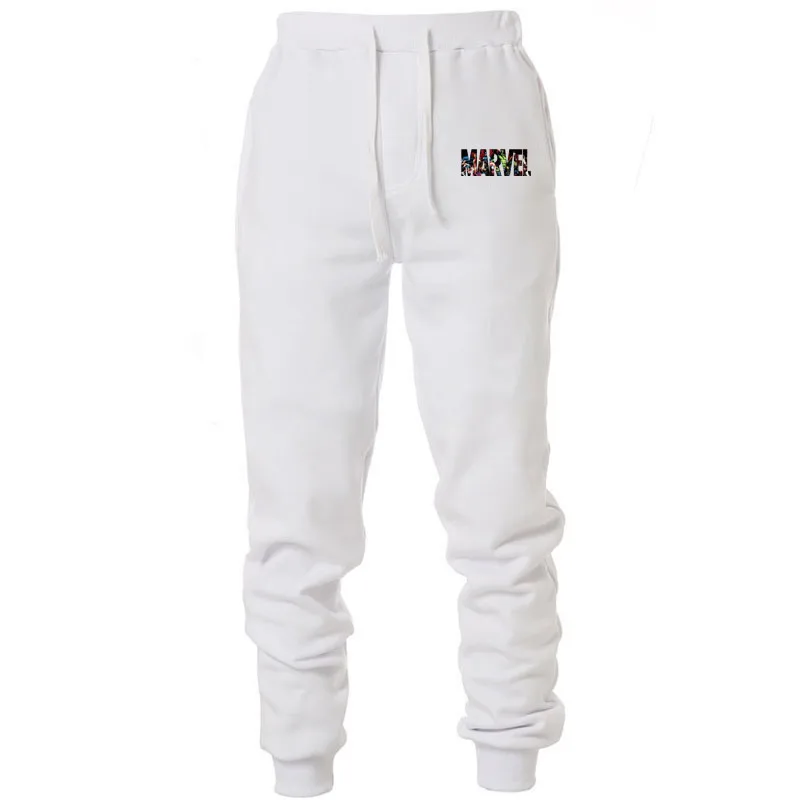 

2019 new men's jogging Marvl men's pants casual pants men's gym muscle cotton fitness exercise hip hop stretch pants m-2xl