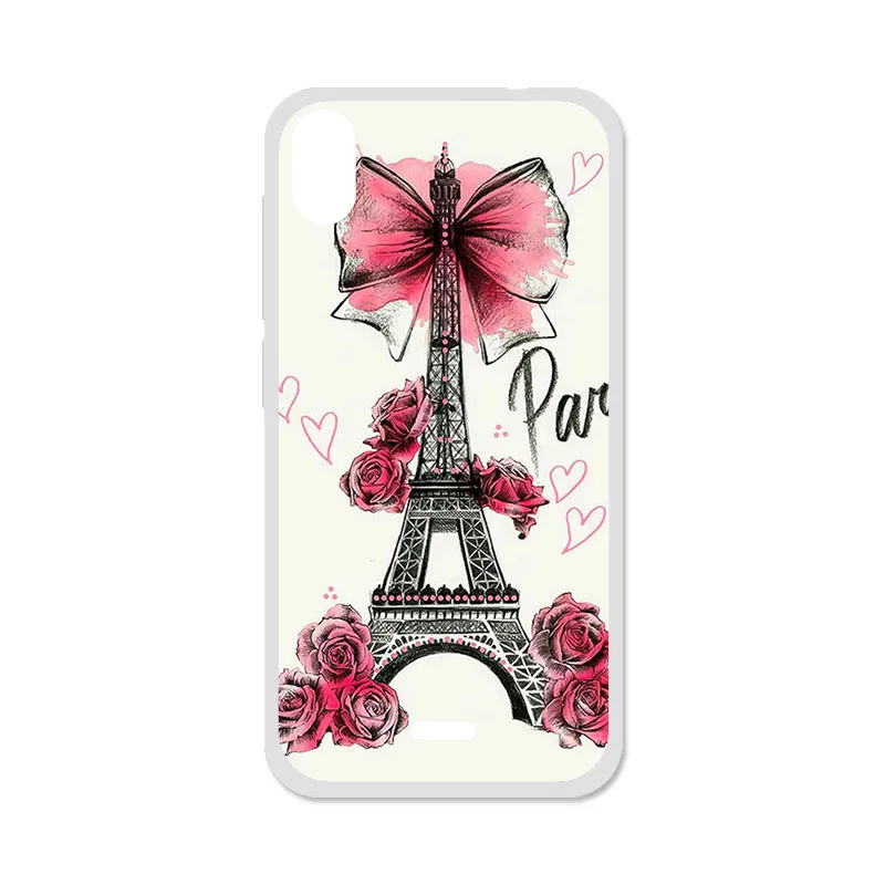 J110 Soft TPU Case For Wiko Y50 Case Silicon Phone Bumper For Wiko Y50 5.0 inch Cover Floral DIY Painted Coque Back Shell Fundas Capa - Color: J110