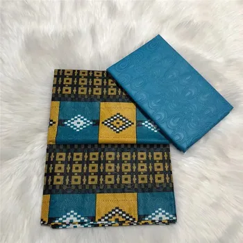 

high quality Polyester Wax Chitenge Ghana Ankara Kente Wax Fabric African Kitenge Print Fabric For Cloth in 2+2 yards TX032501