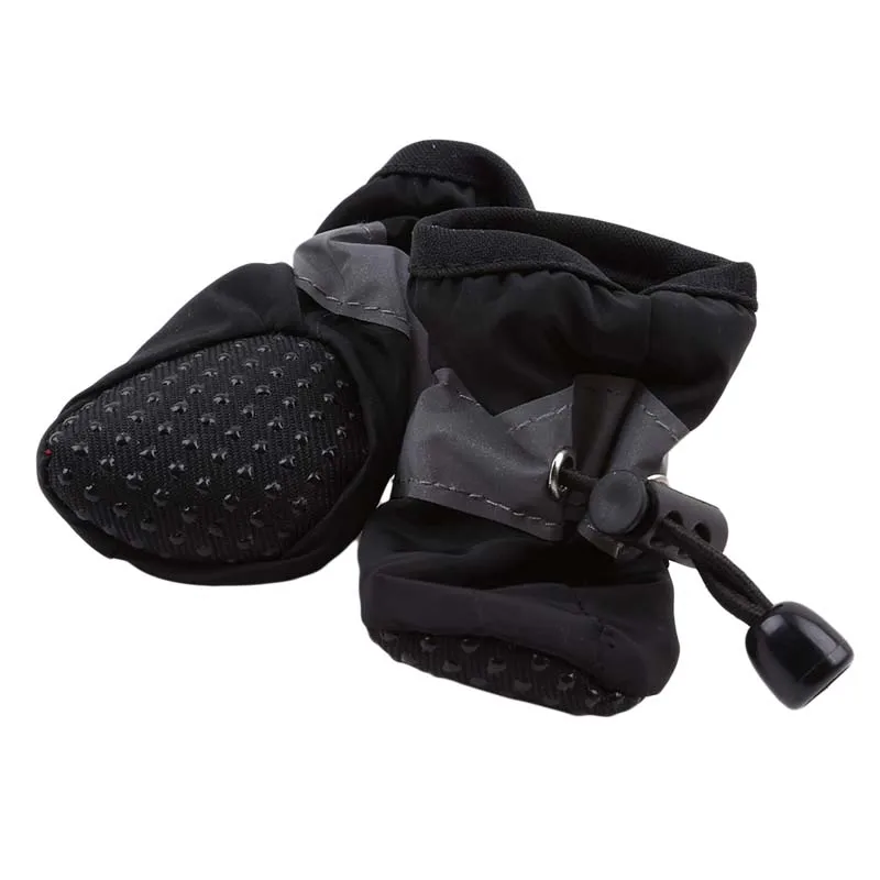 Title 20, New 4pcs Waterproof Pet Dog Shoes Anti-slip Rai...