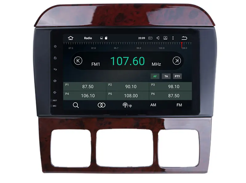 Flash Deal 8 Inch Android 9.0 Octa Cores Car Radio Stereo Systemr For Mercedes Benz S320 S350 S400 W220 W215 S Class GPS Multimedia Carplay 10