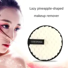 Губка из микроволокна для макияжа Косметическая пуховка для мытья лица Чистящая пуховка Pro Полотенце Для Лица Компактное и портативное удобное для переноски